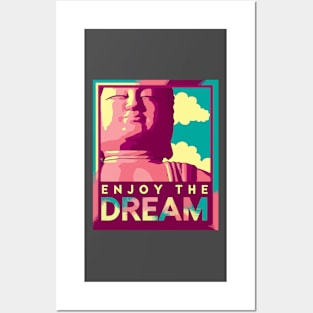 Buddha Art ENJOY THE DREAM Posters and Art